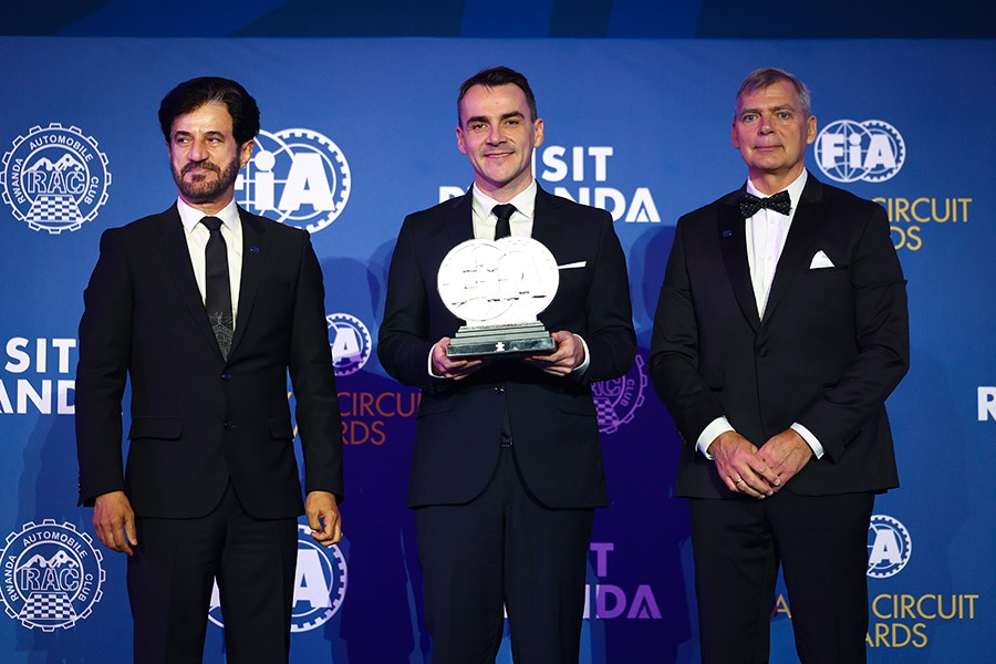 Norbert Michelisz awarded with the FIA Trophy in Rwanda