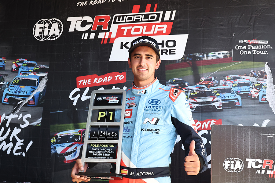 Mikel Azcona leads Hyundai 1-2 in Qualifying at The Bend