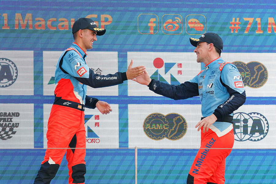 BRC Hyundai retains Norbert Michelisz and Mikel Azcona
