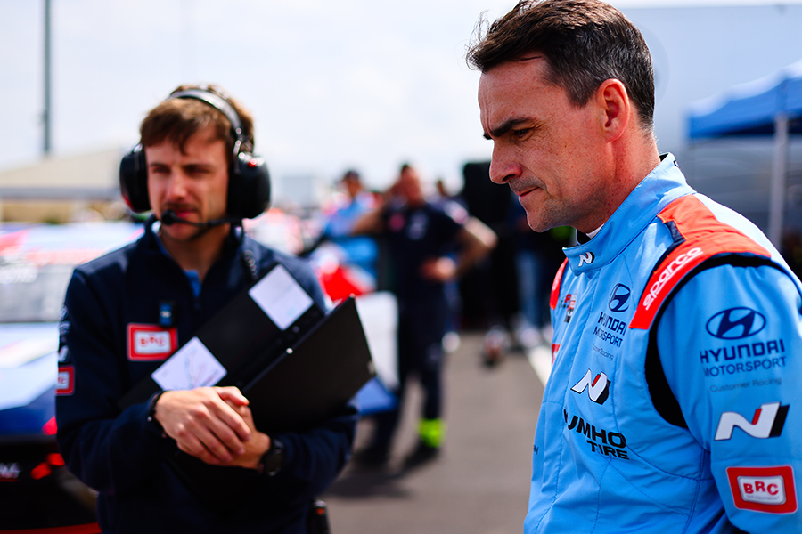 Norbert Michelisz happy with a perfect lap